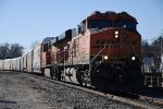 Vehicle train rolls east